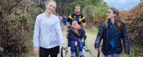 Marche forêt Handisport